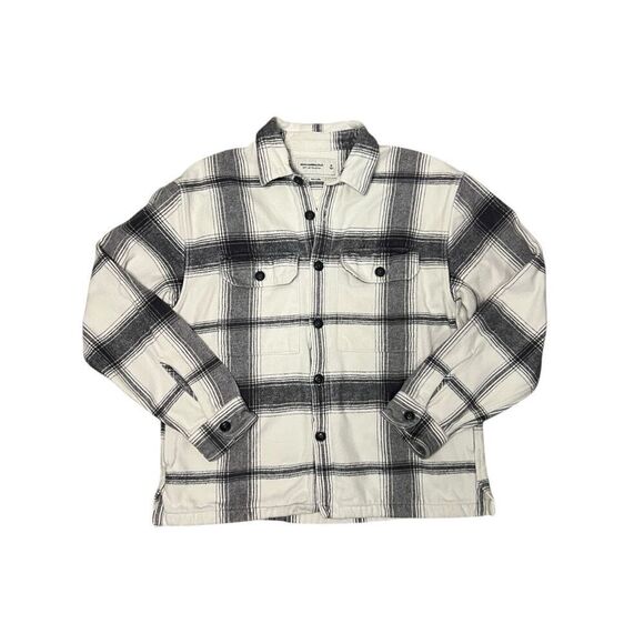 Abercrombie & Fitch Relaxed Plaid Button Down Flannel Shirt Men’s Medium - Picture 1 of 7